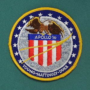 Mission patch from the Apollo 16 mission