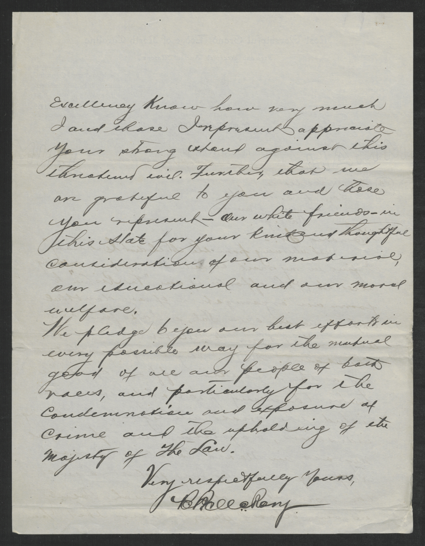 Letter from Robert B. McRary to Gov. Thomas W. Bickett, July 11, 1919, page 2
