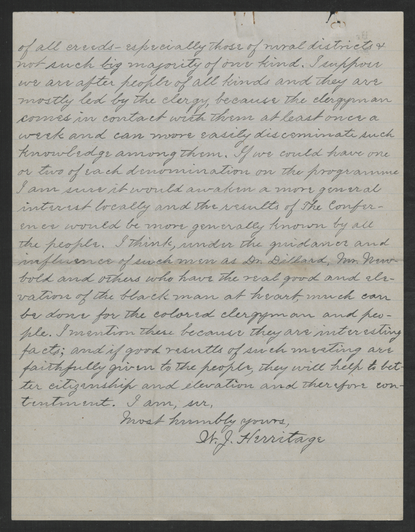 Letter from William J. Herritage to Gov. Thomas W. Bickett, July 14, 1919, page 4