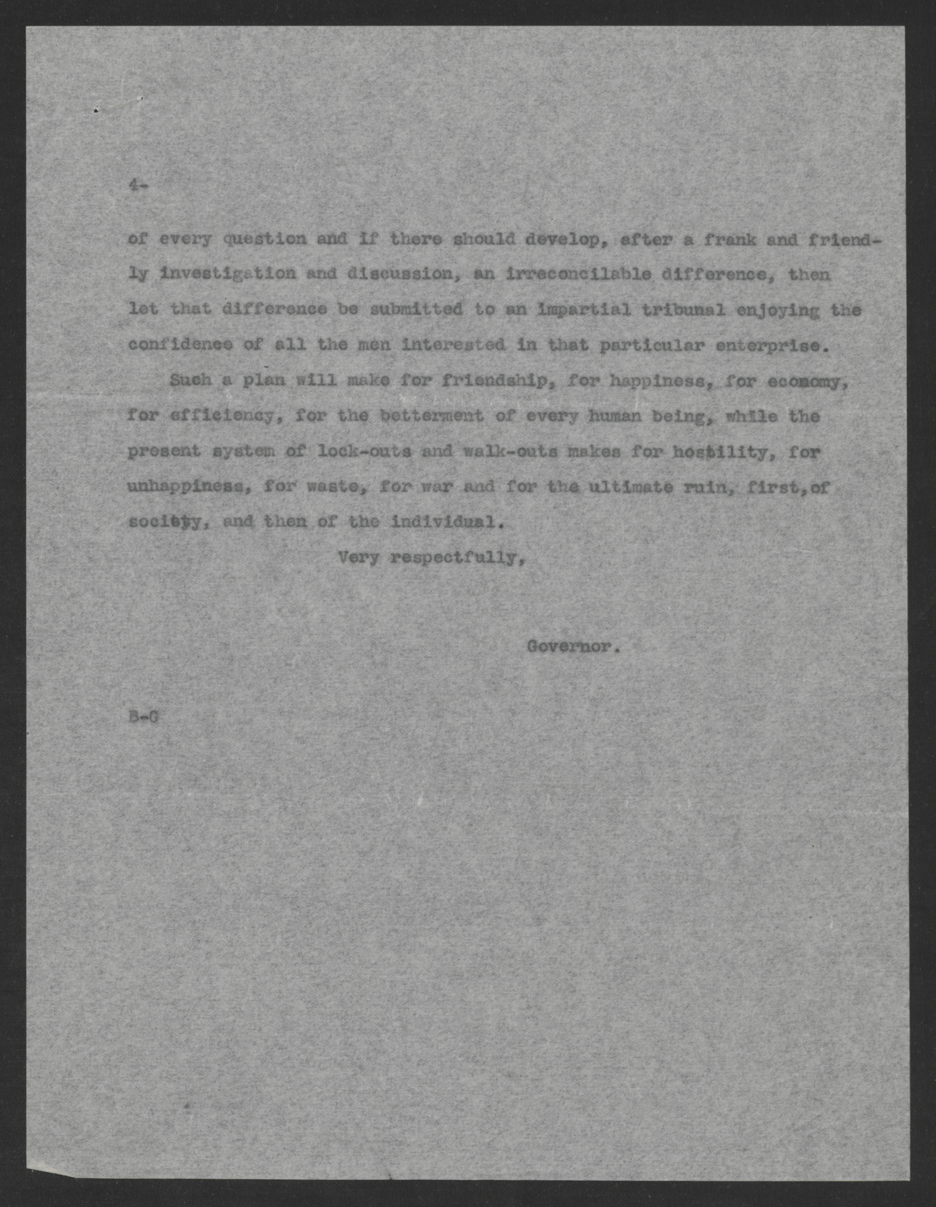 Letter from Thomas W. Bickett to John E. S. Thorpe, June 28, 1919, page 4