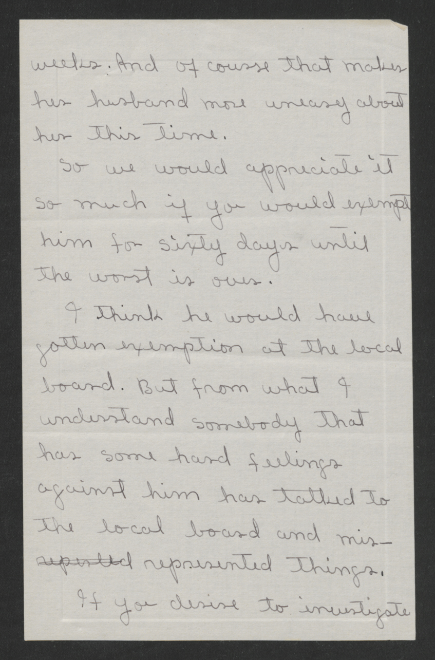 Letter from Ruth Jones to Thomas W. Bickett, September 11, 1917, page 2