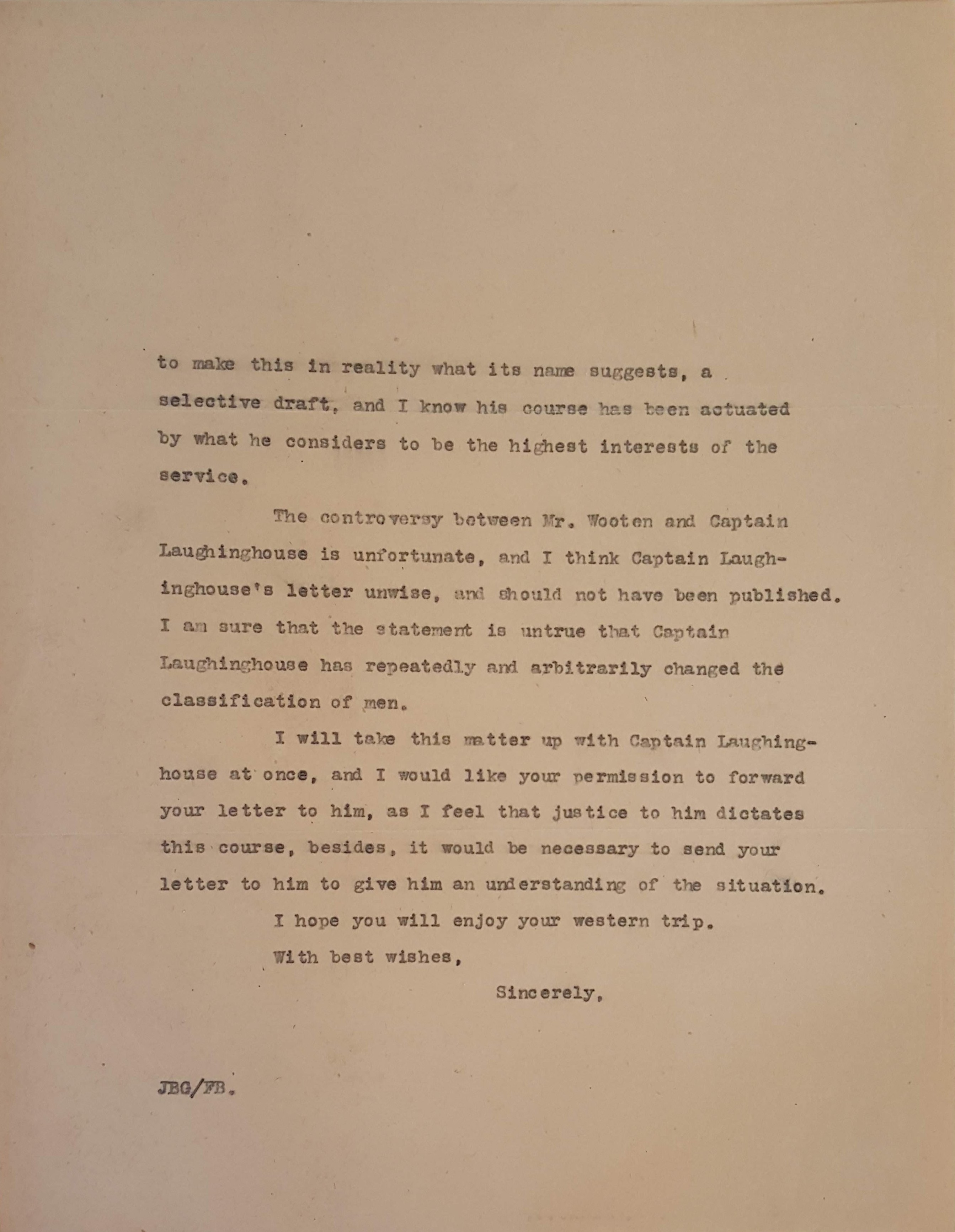 Letter from J. Bryan Grimes to Thomas W. Bickett, April 24, 1918, page 2