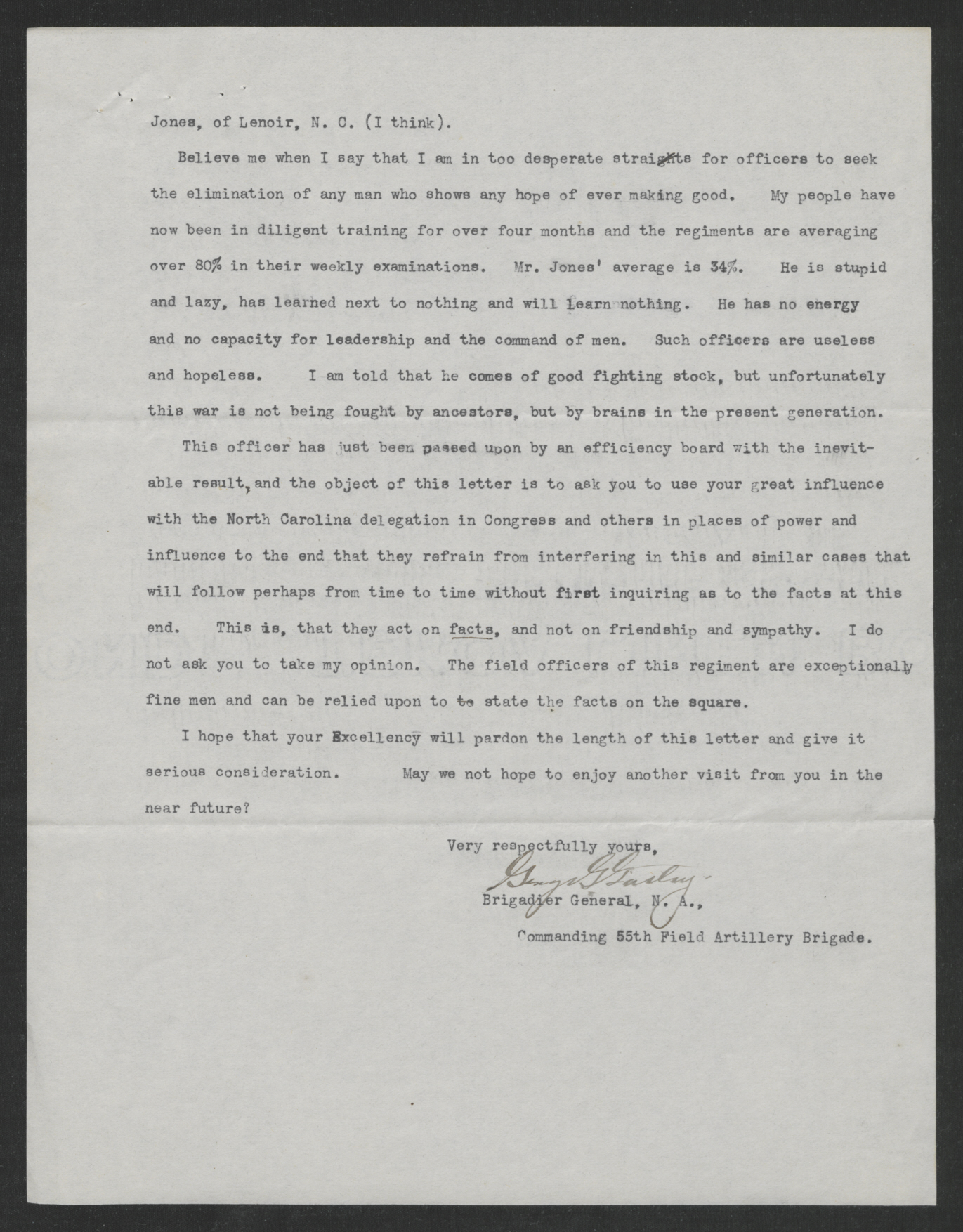 Letter from George G. Gatley to Thomas W. Bickett, January 27, 1918, page 2