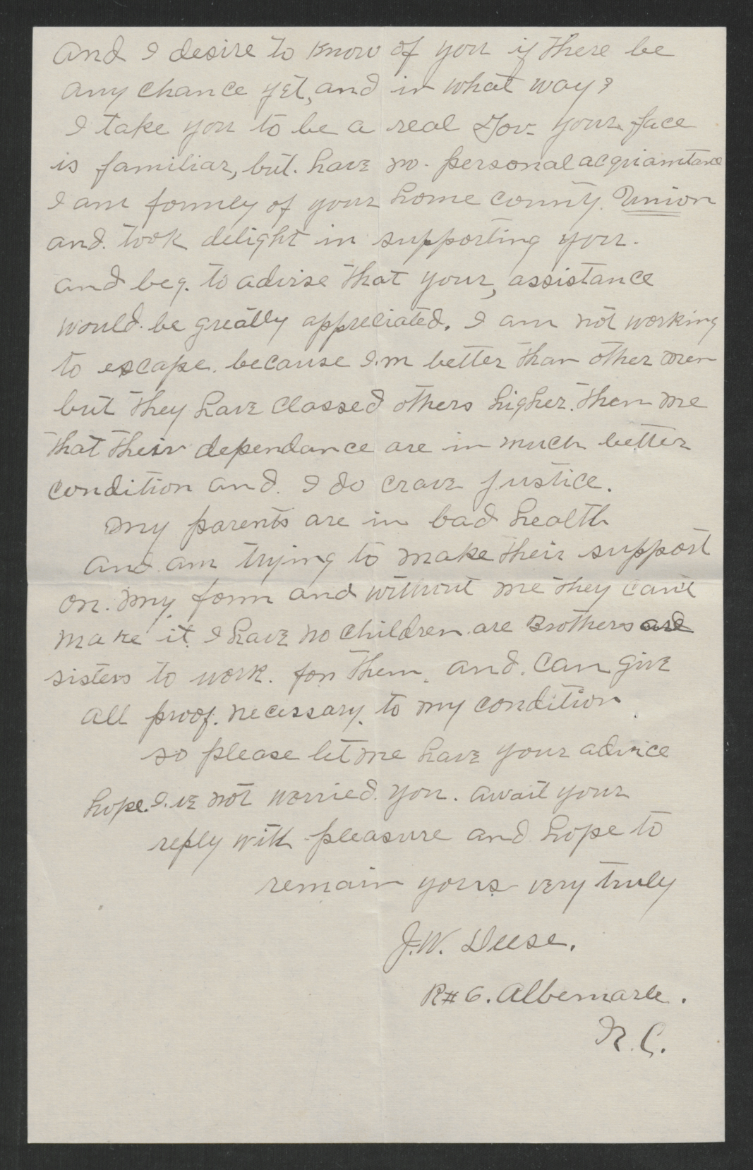 Letter from James W. Deese to Thomas W. Bickett, February 2, 1918, page 2
