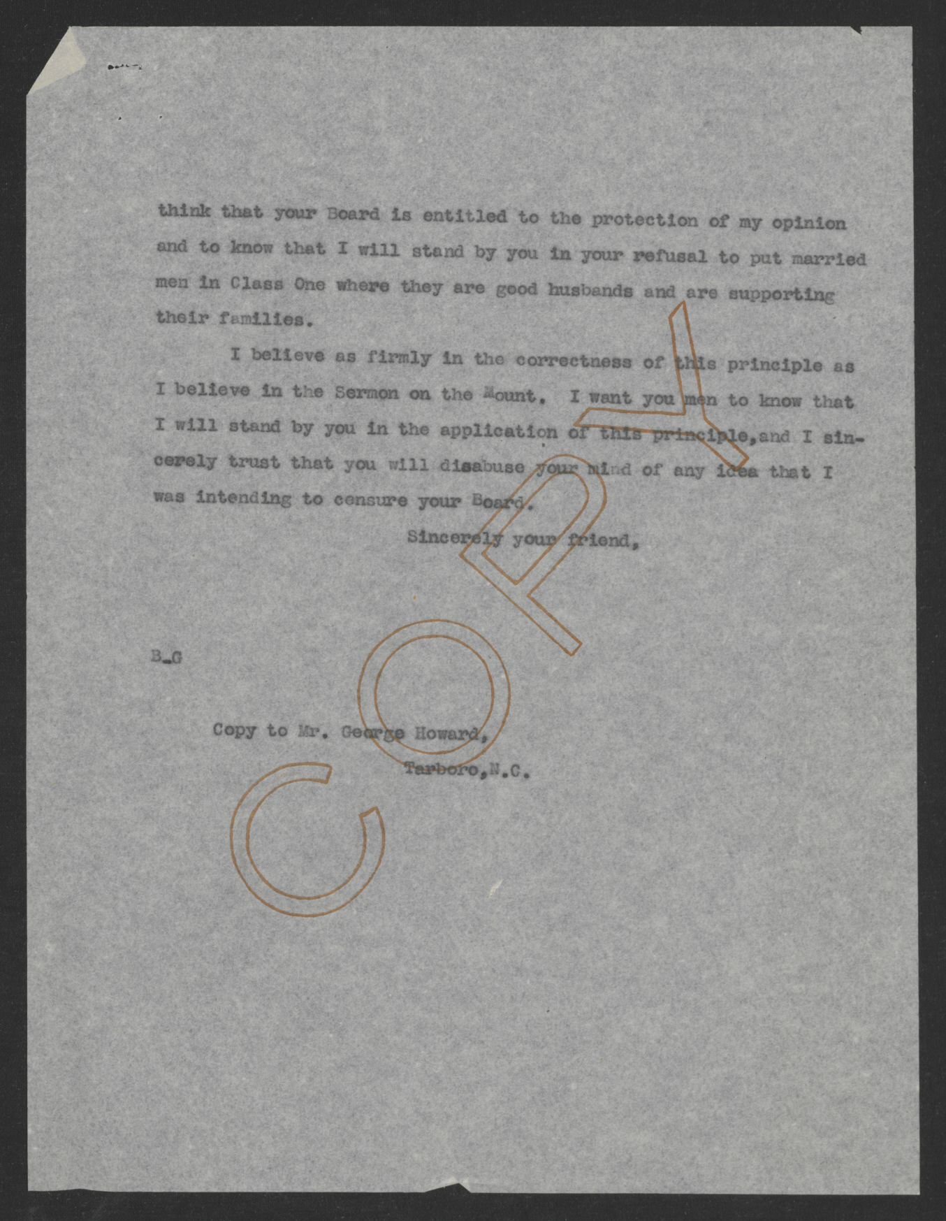 Letter from Thomas W. Bickett to Lucius V. Bassett, February 25, 1918, page 2