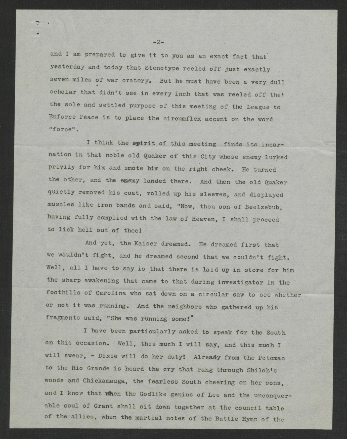 Address Delivered to the Conference of Governors by Governor Thomas W. Bickett, May 17, 1918, page 2