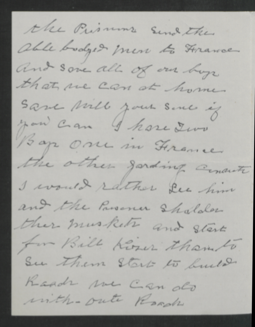 Letter from George W. Lyda to Thomas W. Bickett, August 24, 1918, page 2