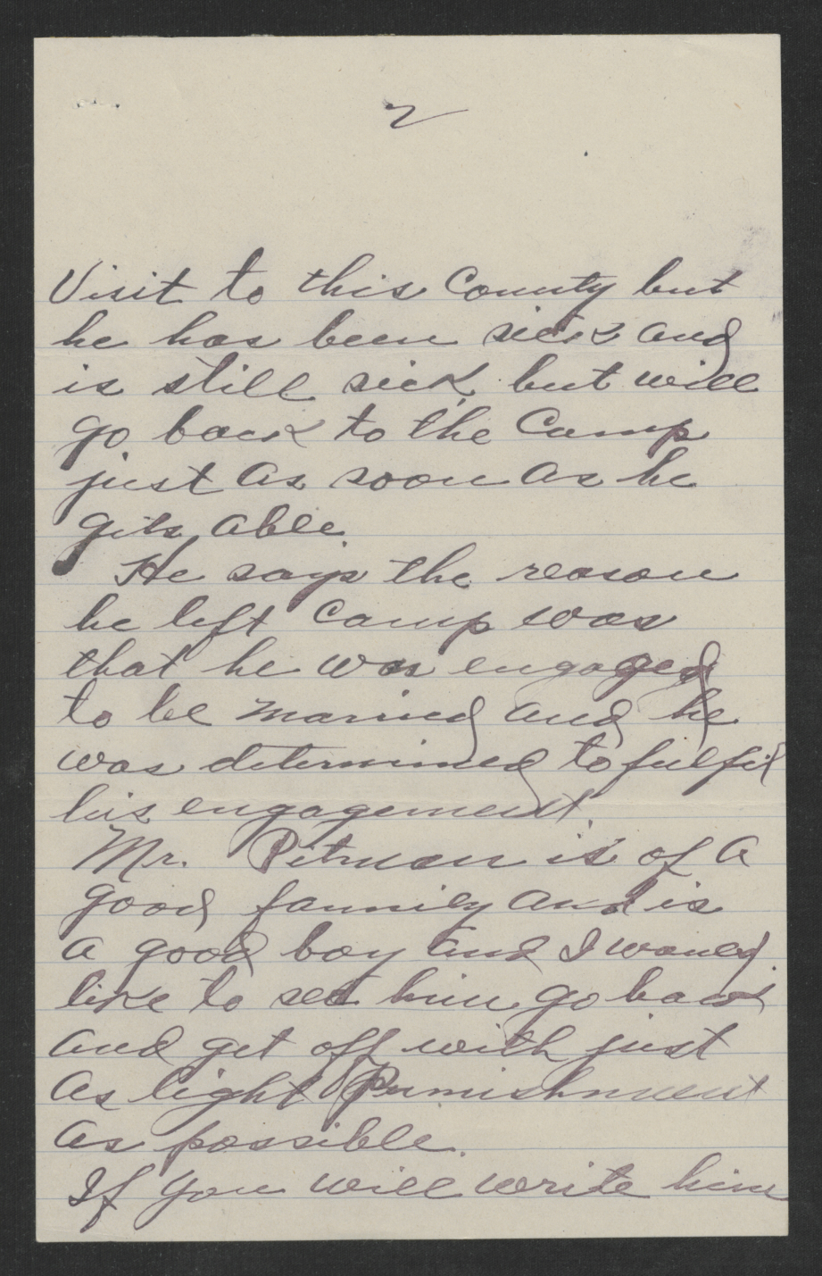 Letter from John D. Braswell to Thomas W. Bickett, October 14, 1918, page 2