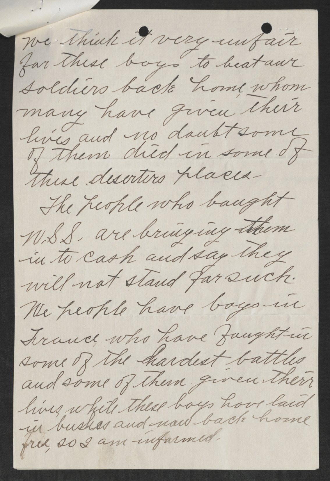 Letter from Jesse F. Cameron to Thomas W. Bickett, December 10, 1918, page 2