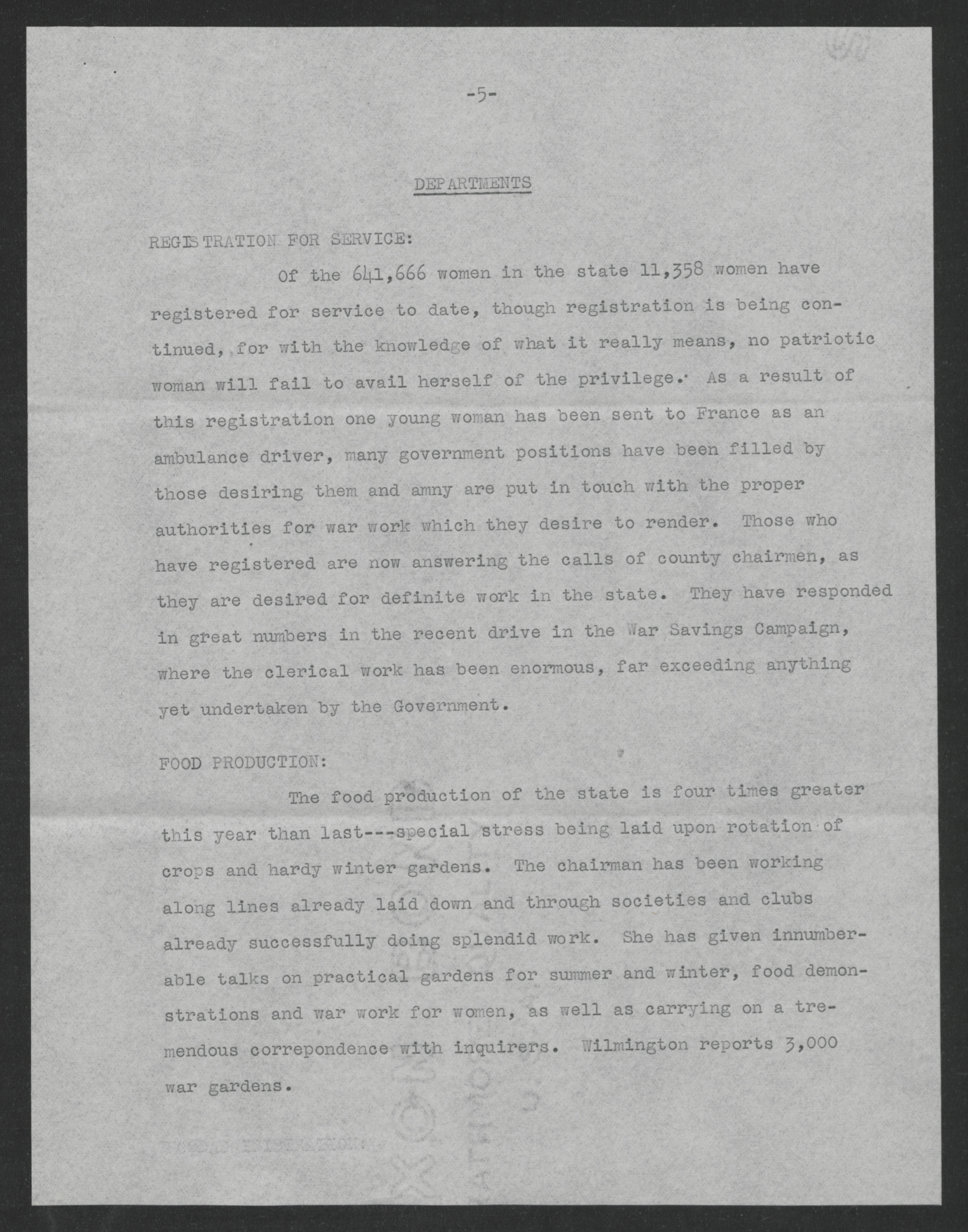 Women's Committee Report, 1917-1918, page 5