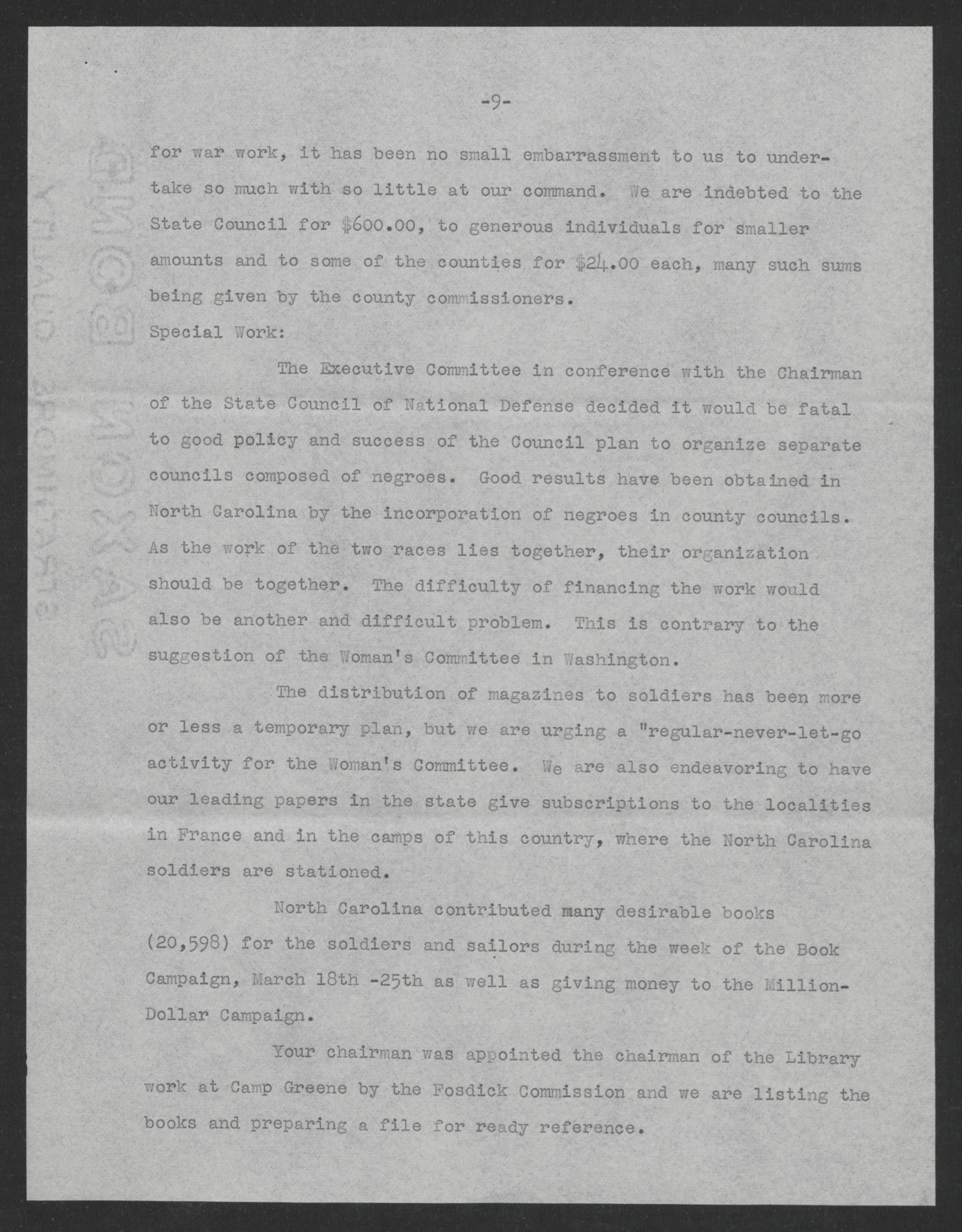 Women's Committee Report, 1917-1918, page 9