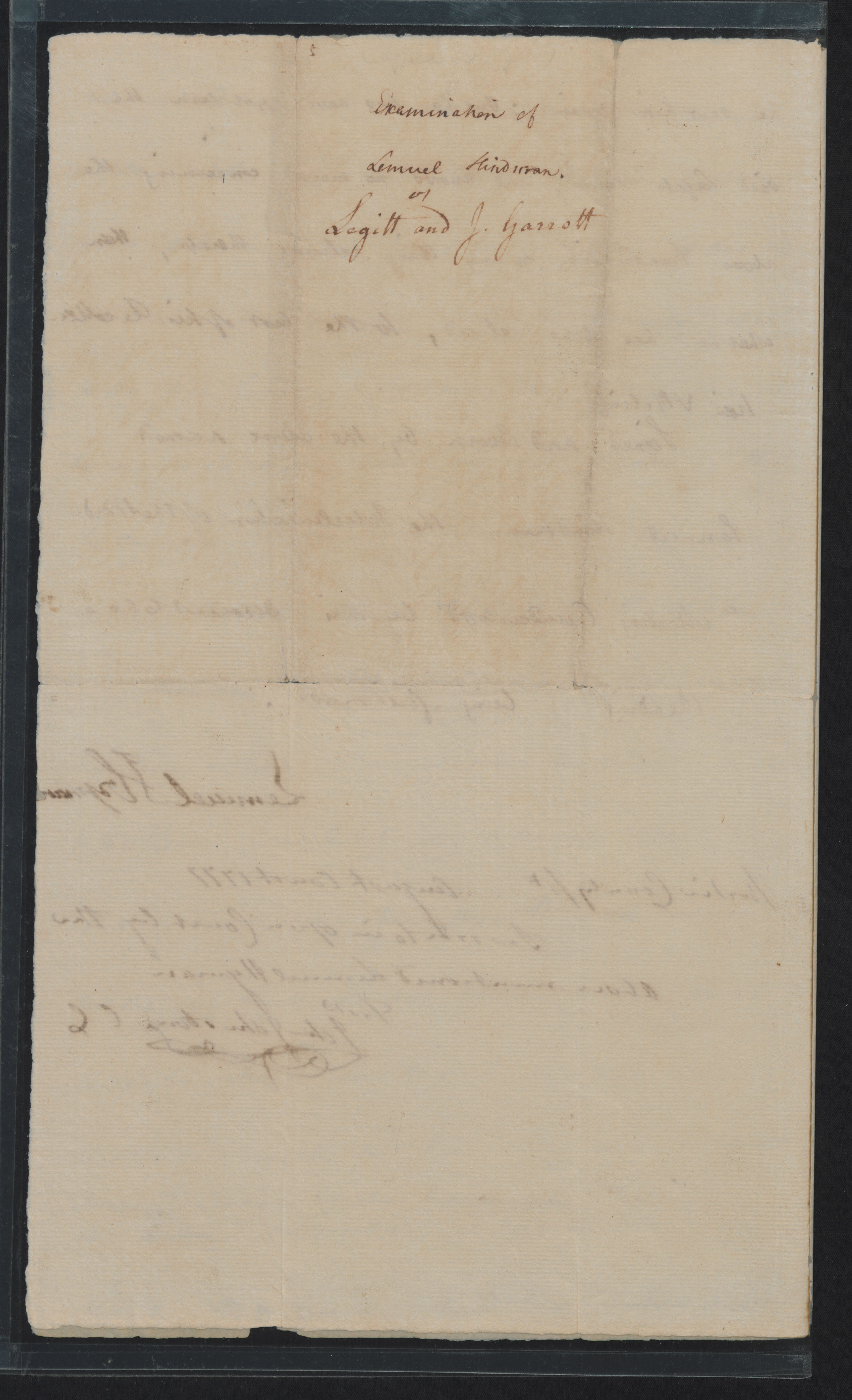 Examination of Lemuel Hindman, 12 August 1777, page 4