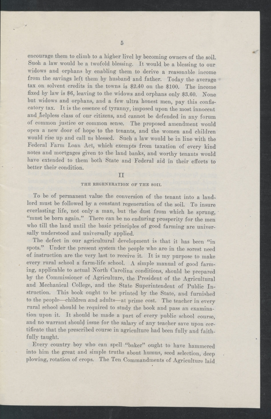 Inaugural Address of Governor Thomas W. Bickett to the General Assembly, January 11, 1917, page 3