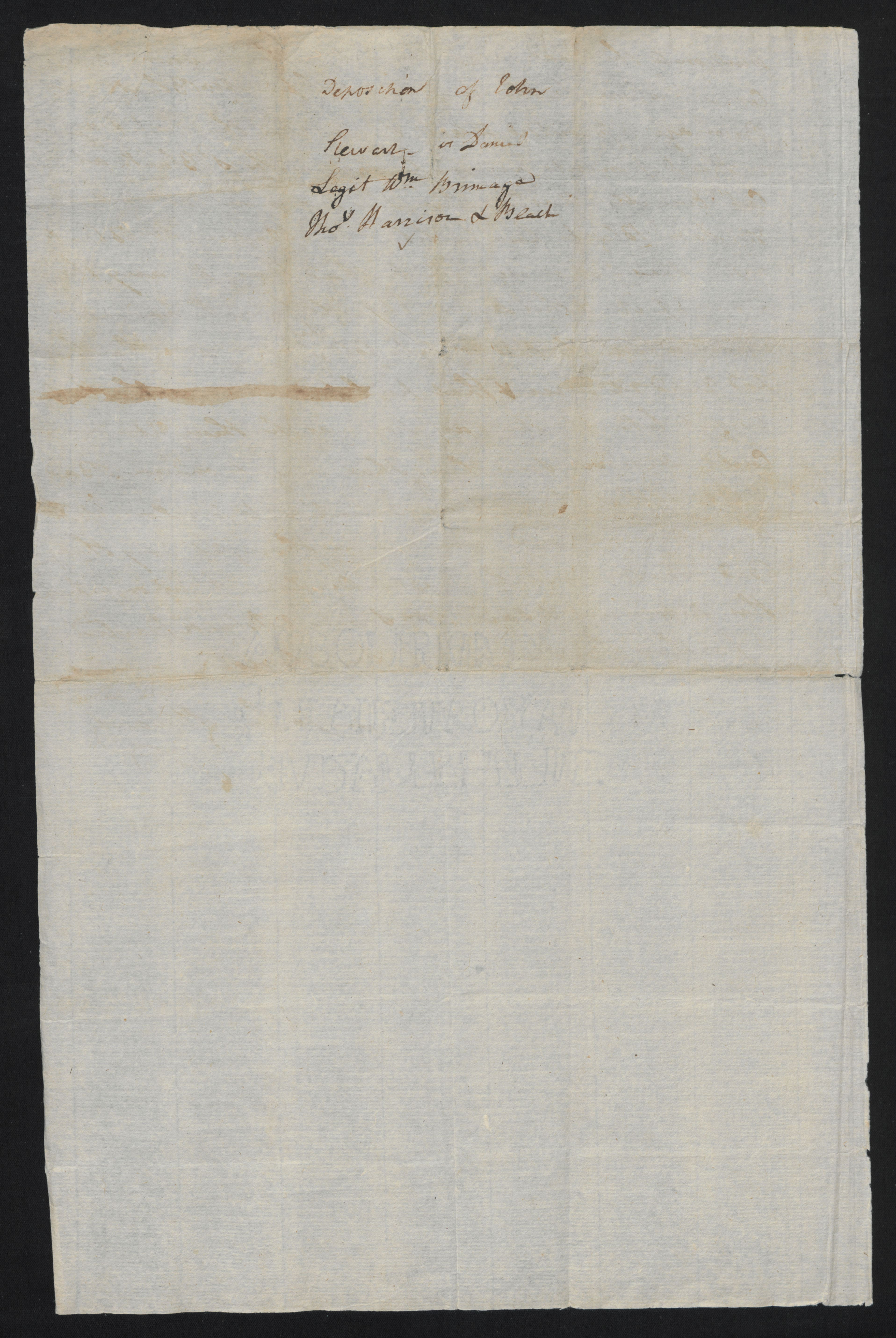 Deposition of John Stewart, 19 July 1777, page 4