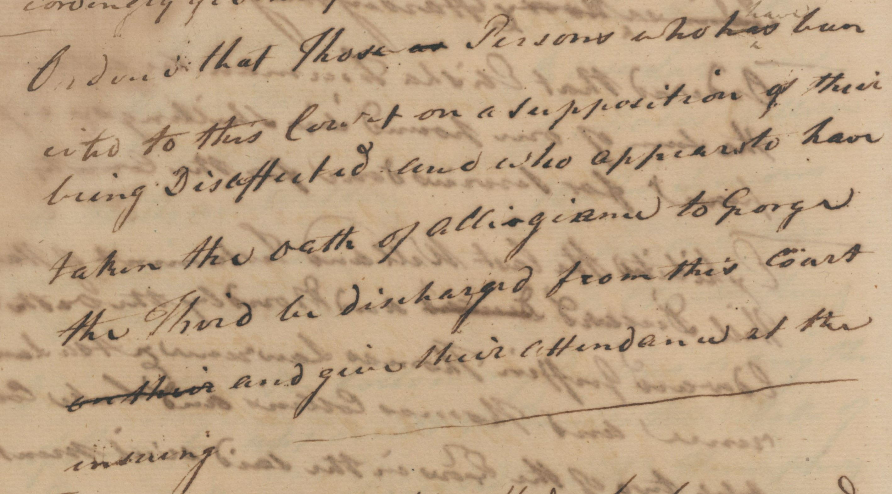 Extract of Minutes of the Bertie County Court of Pleas and Quarter Sessions, November 1777, page 1