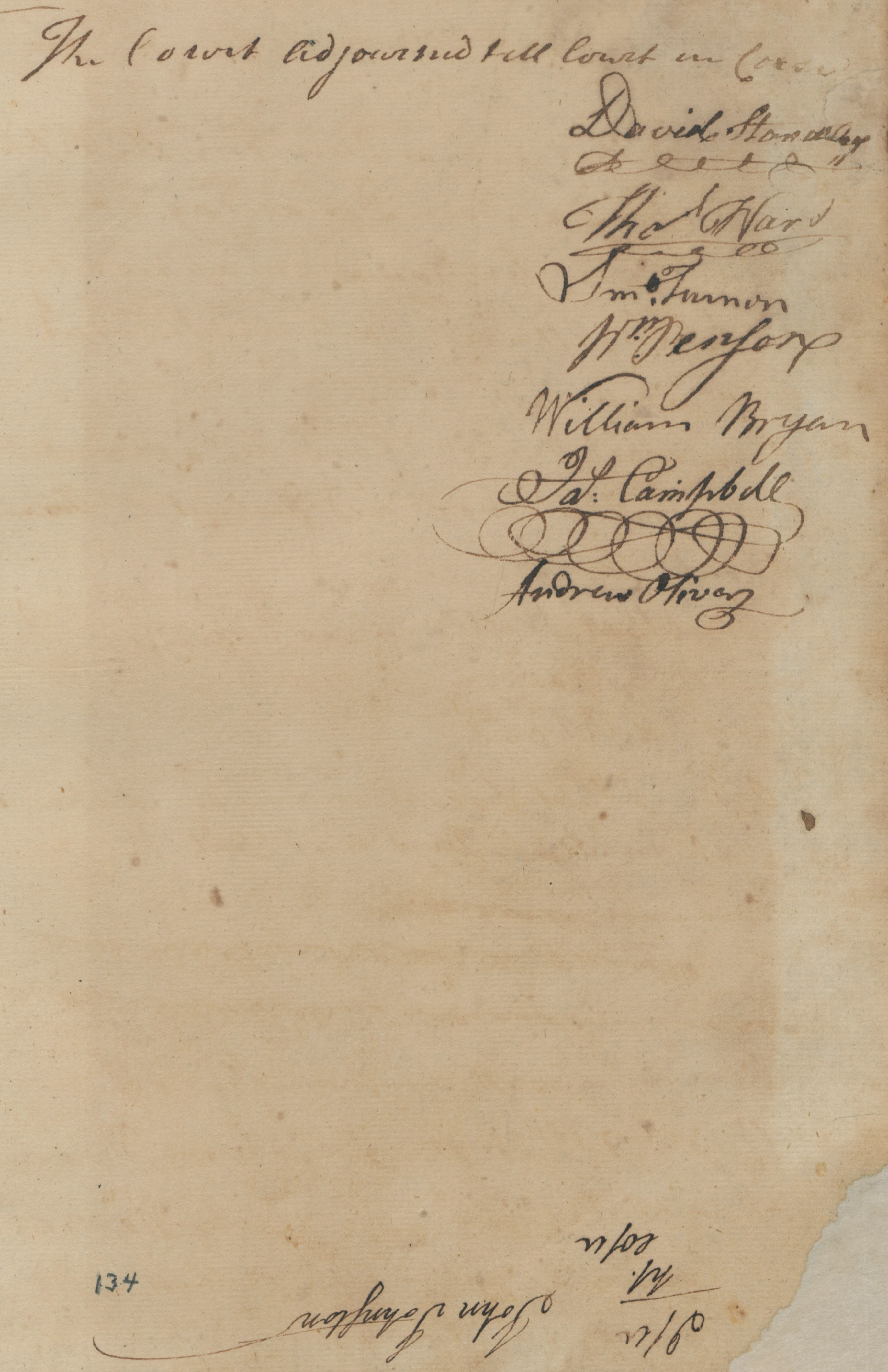 Extract of Minutes of the Bertie County Court of Pleas and Quarter Sessions, November 1777, page 5