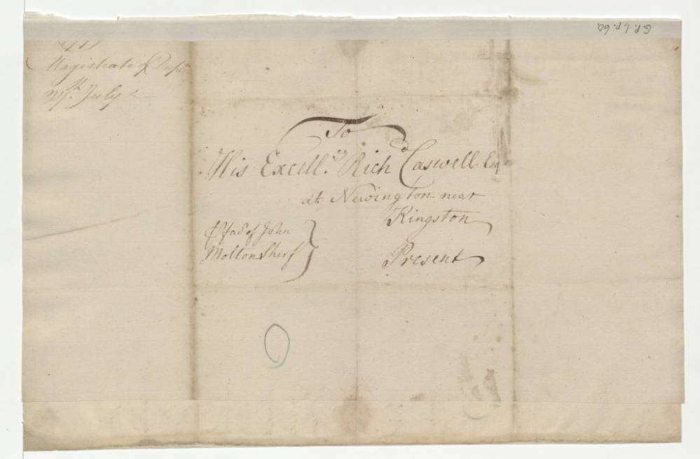 Letter from William Houston, James Kenan, and Joseph Dickson to Richard Caswell, 17 July 1777, page 2