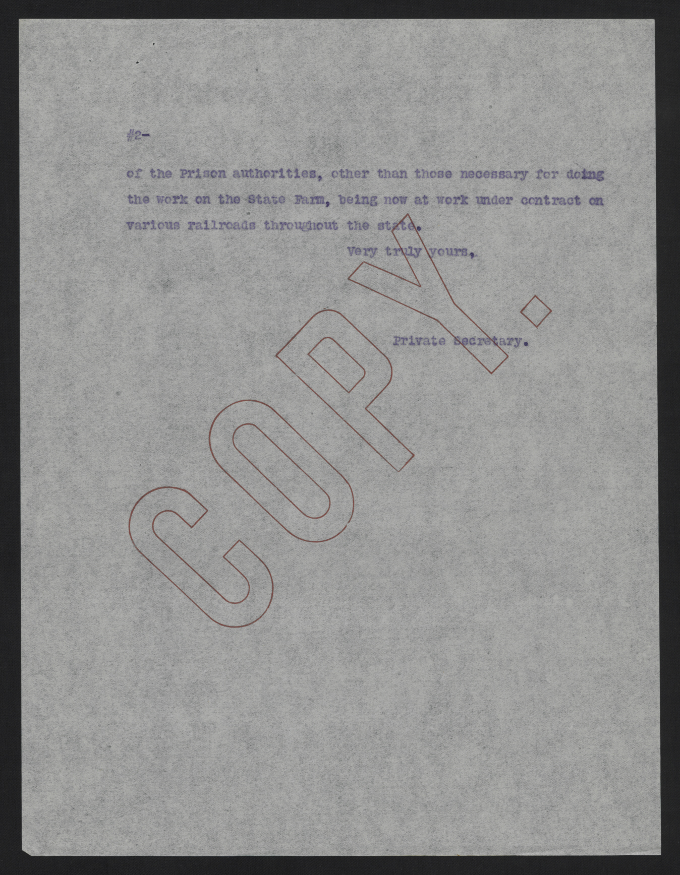 Letter from Kerr to McCrary, November 7, 1913, page 2