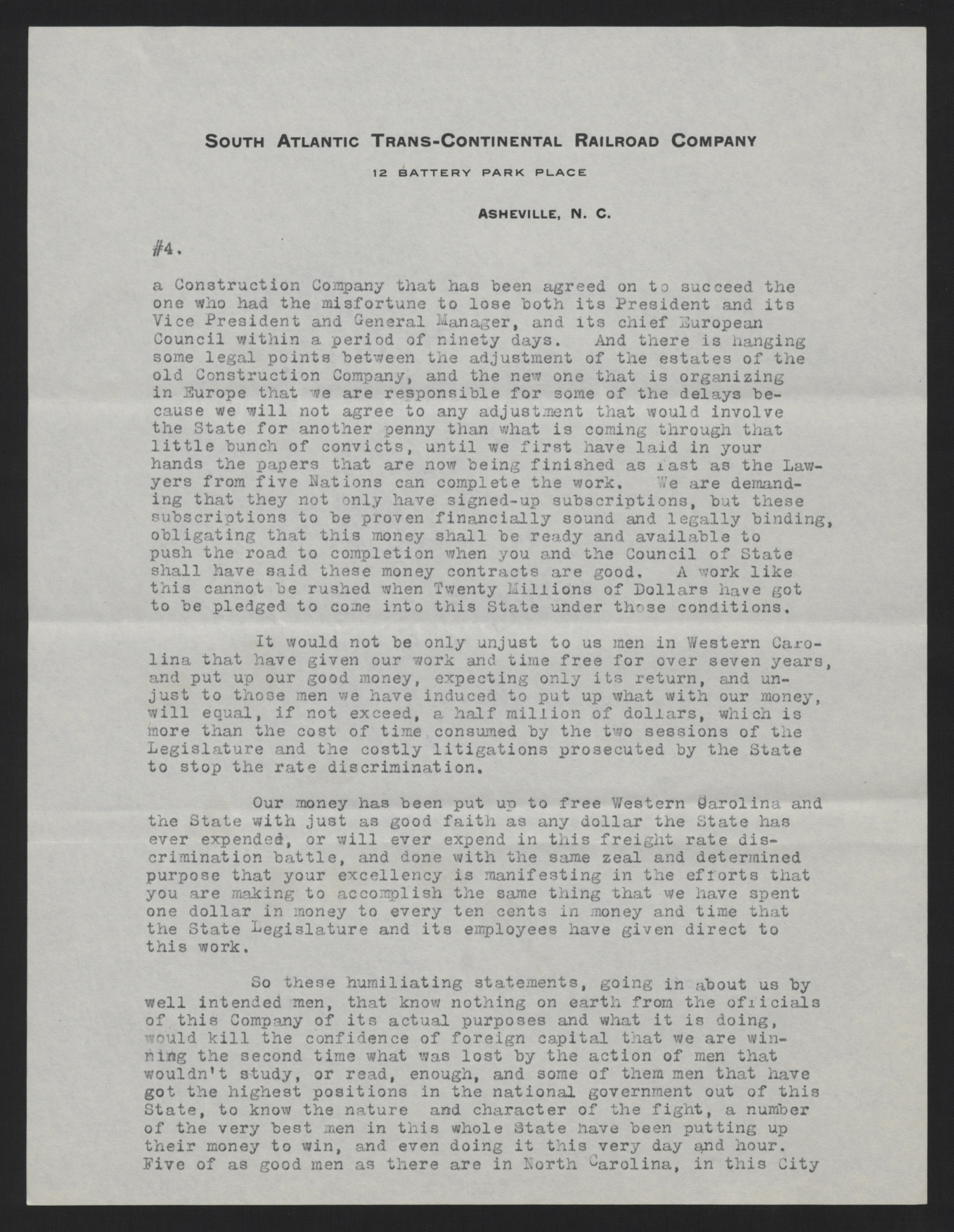 Letter from Jones to Craig, May 22, 1913, page 4
