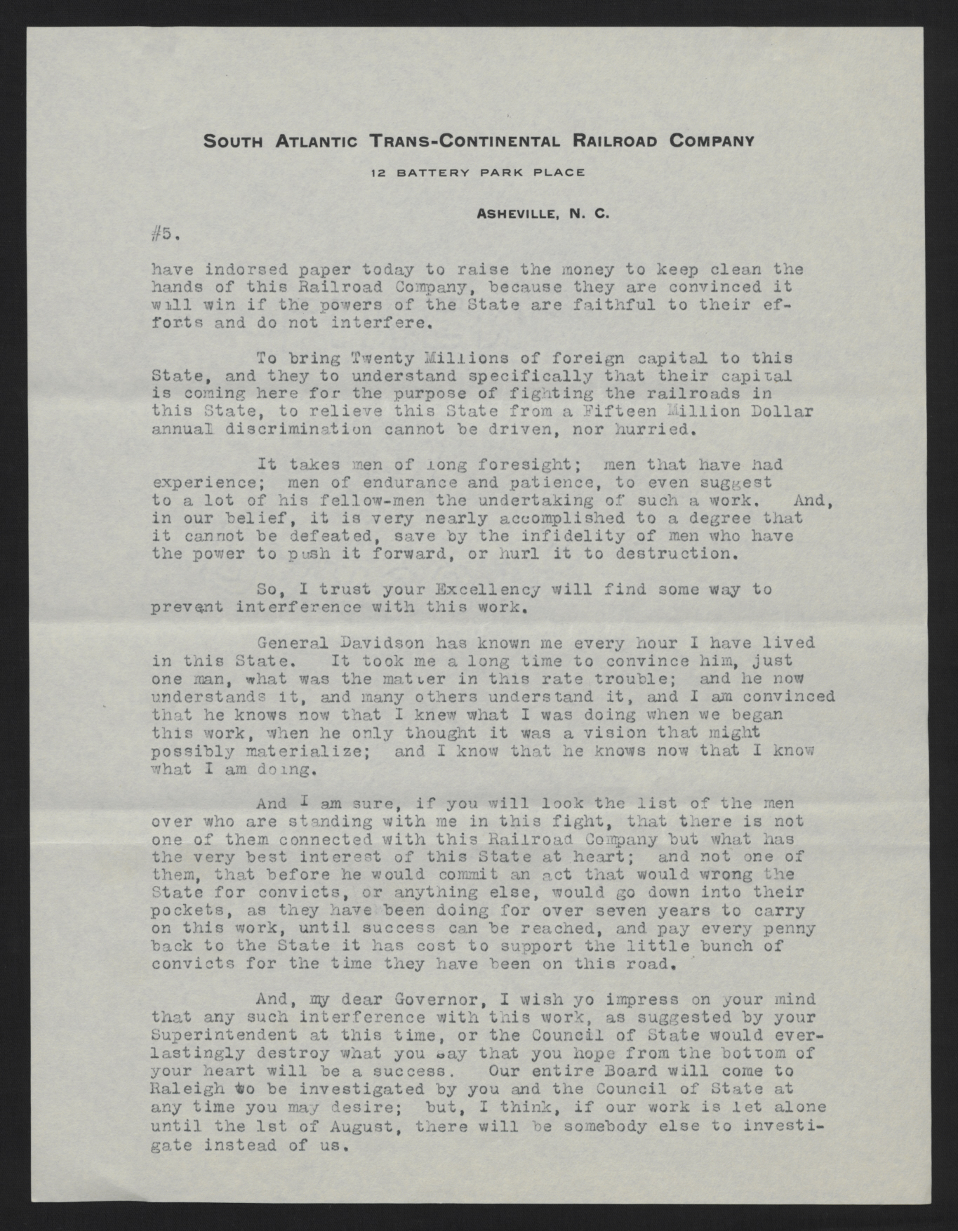 Letter from Jones to Craig, May 22, 1913, page 5