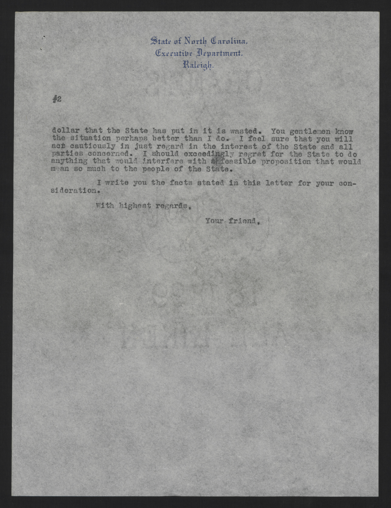 Letter from Craig to Mann, June 13, 1913, page 2