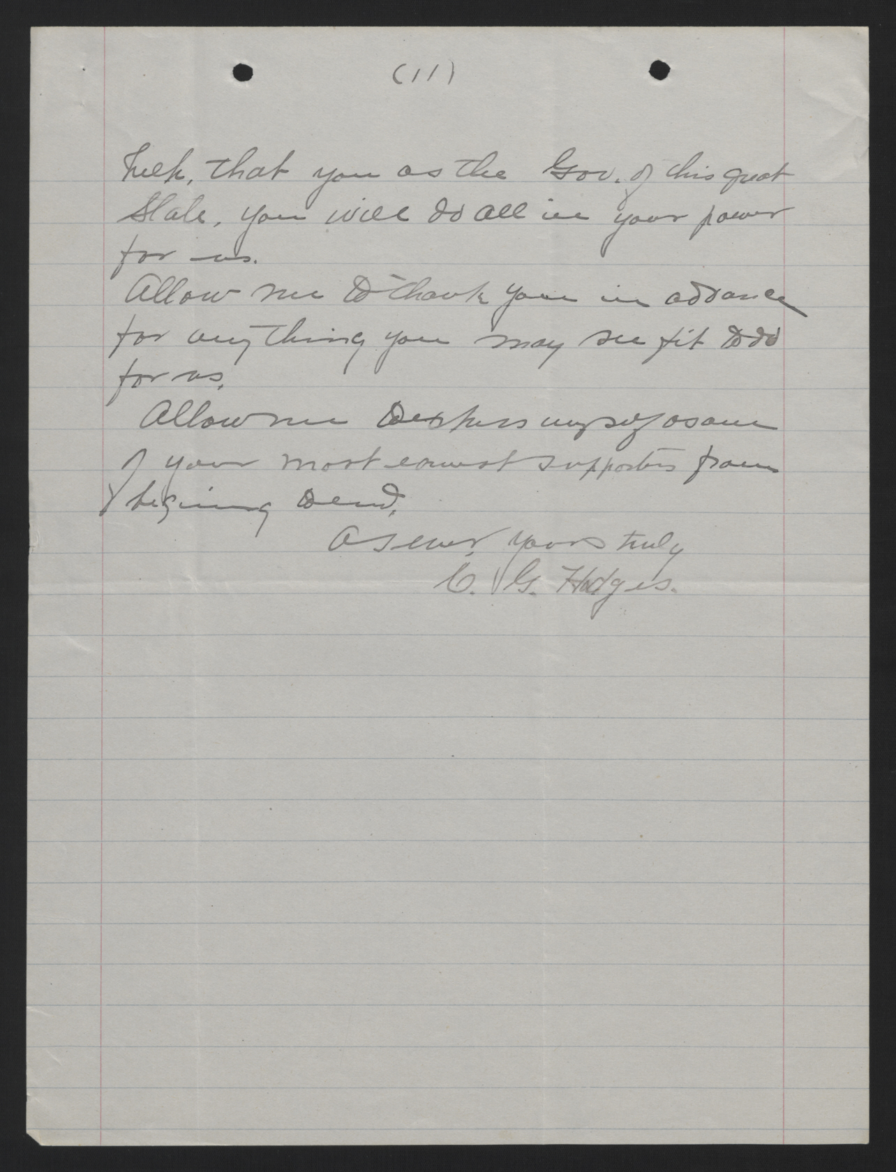 Letter from Hodges to Craig, June 18, 1913, page 2