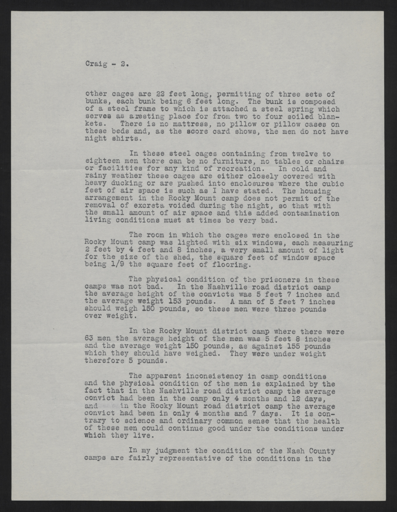 Letter from Rankin to Craig, May 5, 1915, page 2