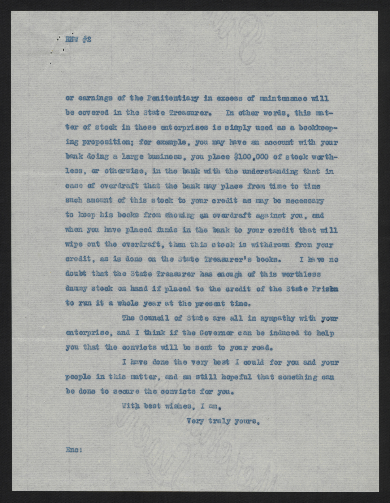 Letter from Lee to Wells, June 11, 1915, page 2