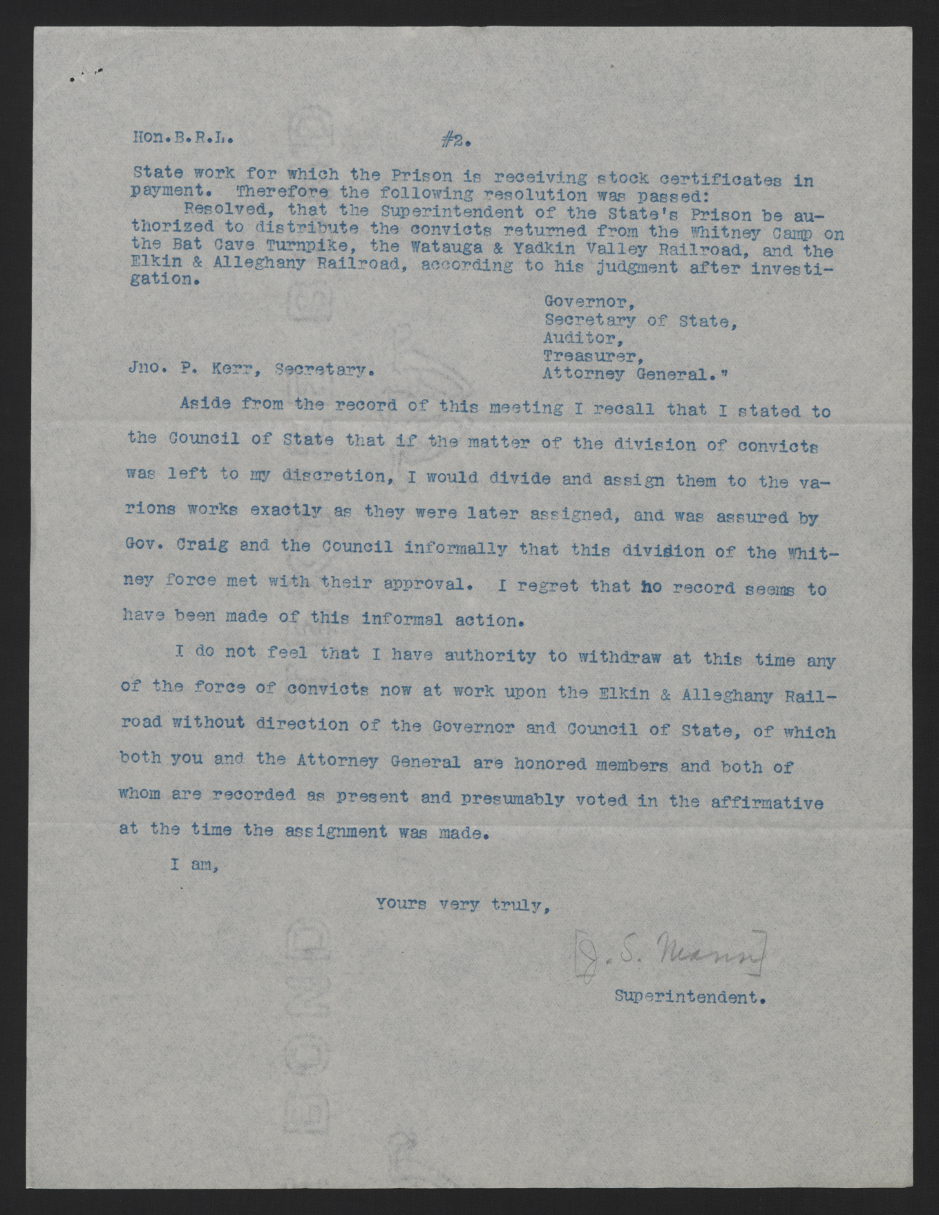 Letter from Mann to Lacy, July 14, 1915, page 2