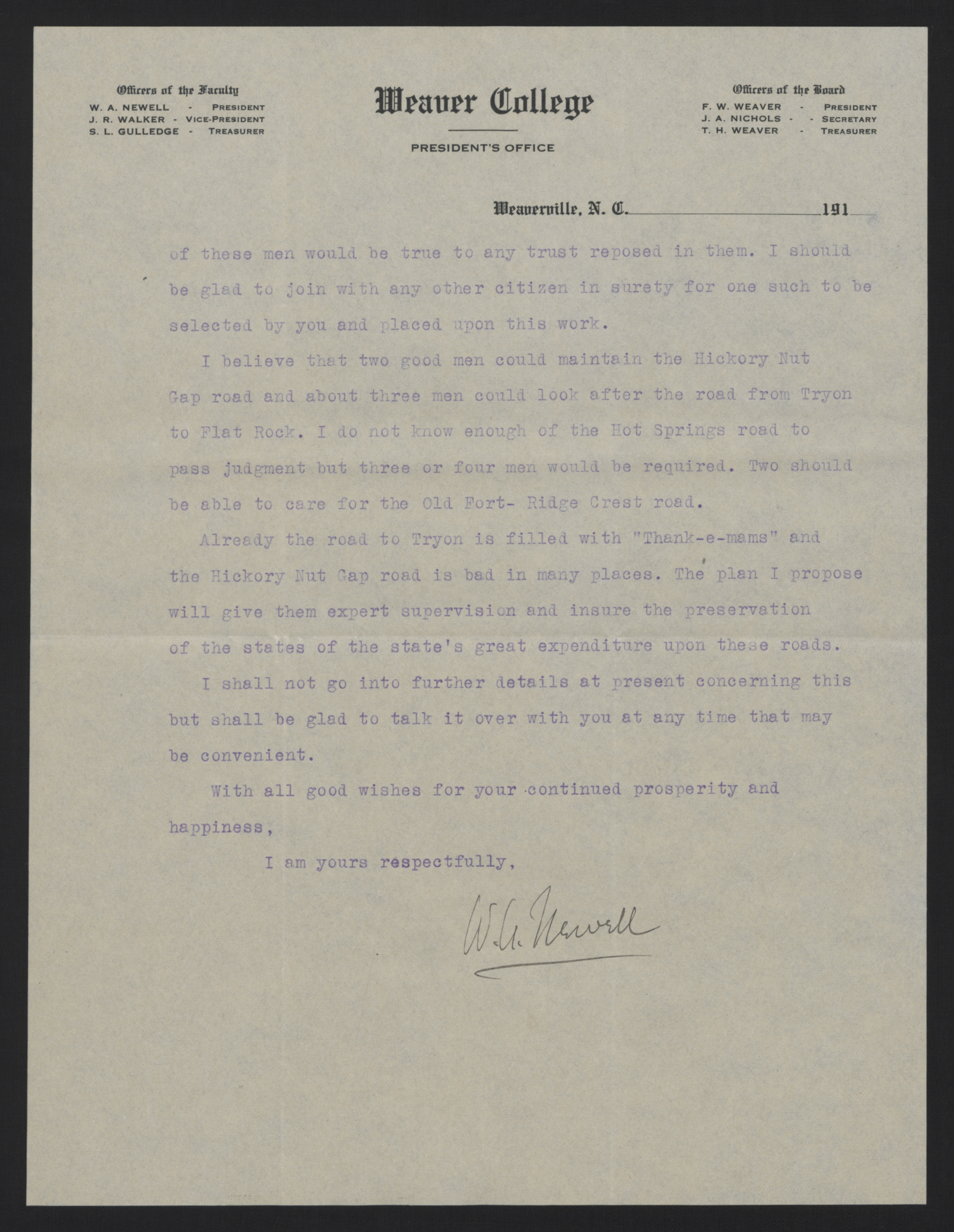 Letter from Newell to Craig, January 18, 1916, page 2