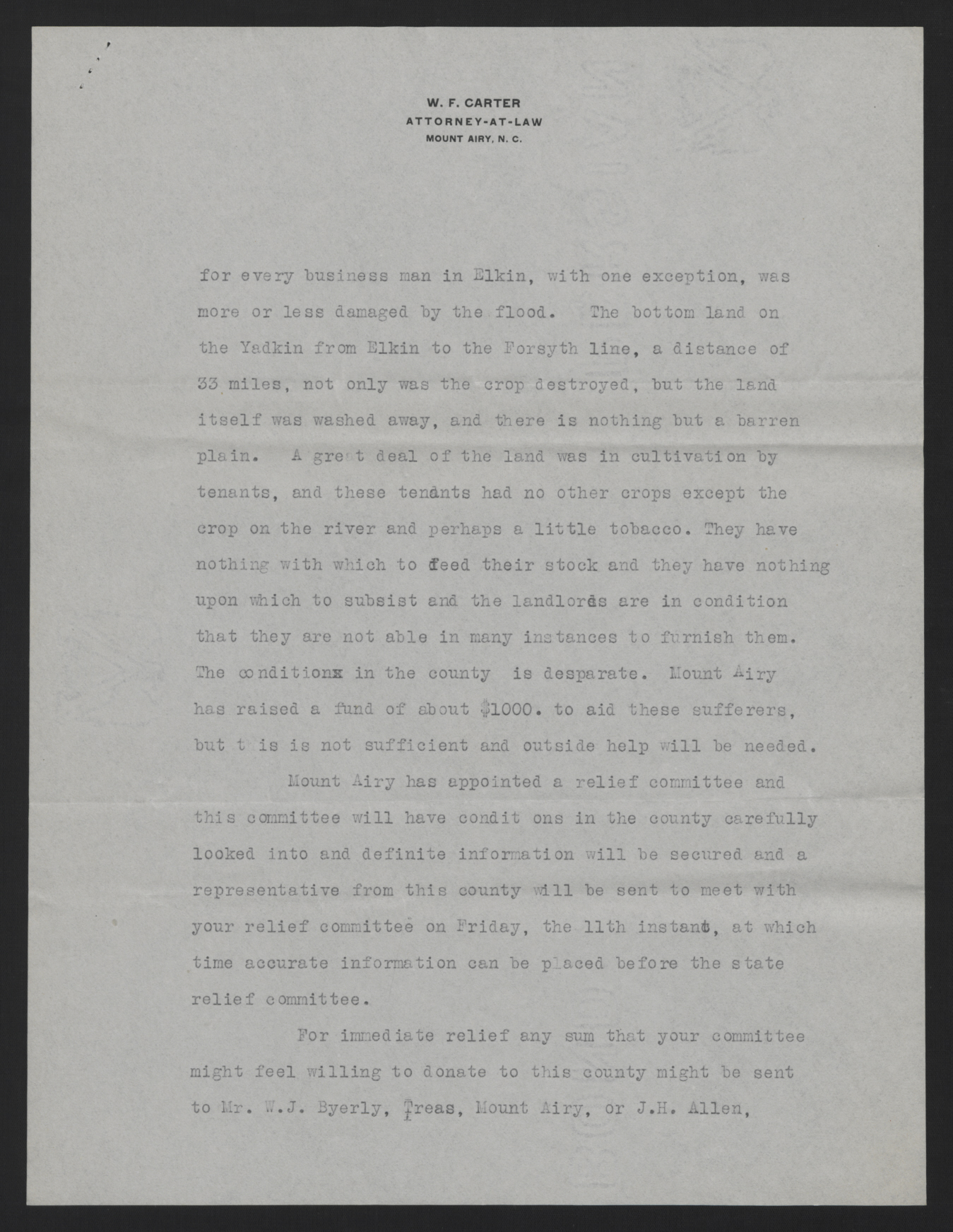 Letter from Carter to Craig, August 1, 1916, page 2