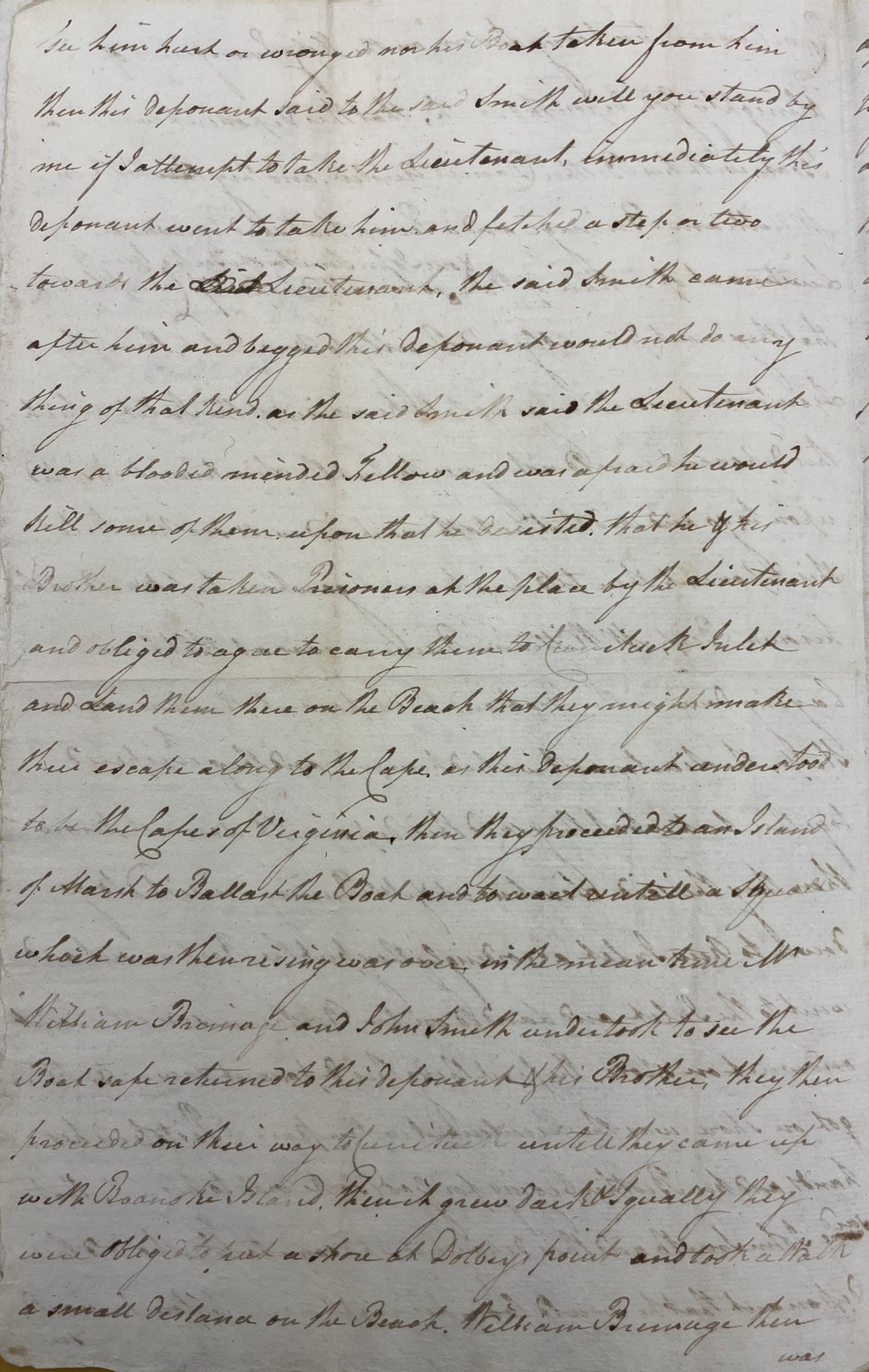 Deposition of Cornelius Austin, 30 July 1777 page 2