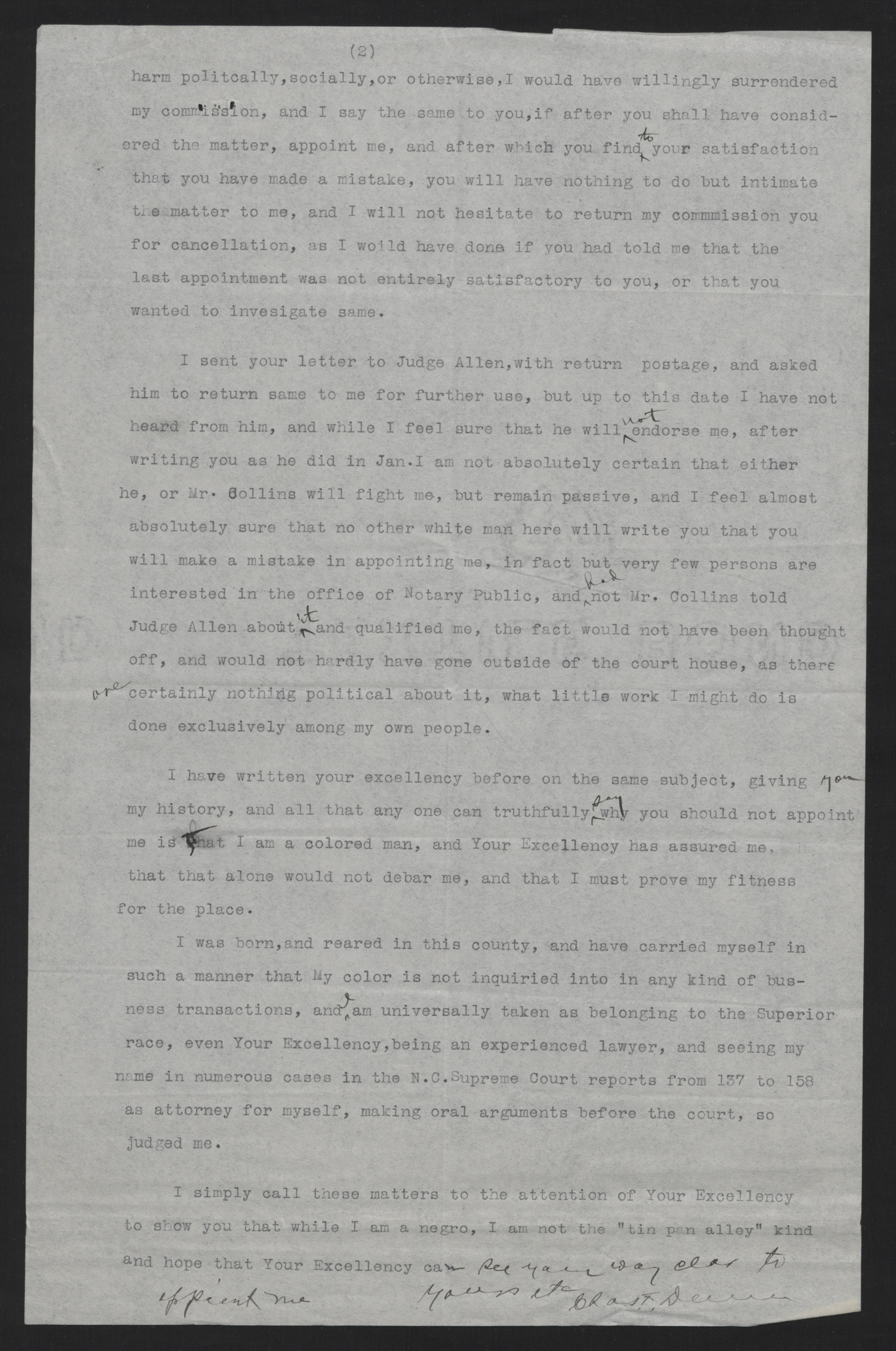Letter from Dunn to Craig, July 28, 1913, page 2