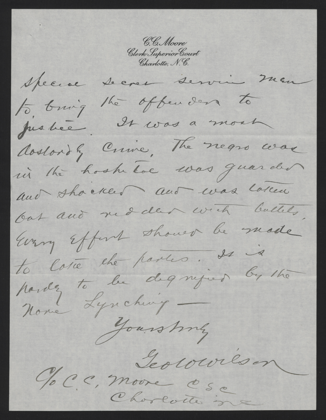 Letter from Wilson to Craig, August 26, 1913, page 2