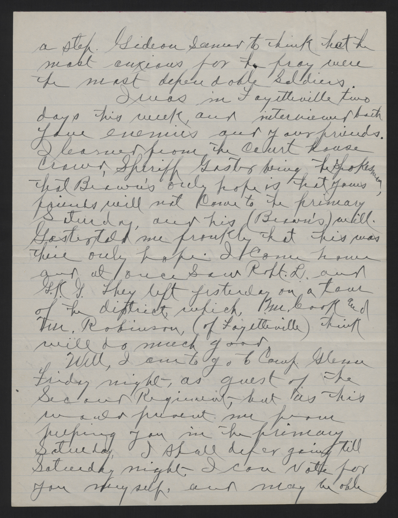 Letter from Denning to Godwin, June 28, 1916, page 2