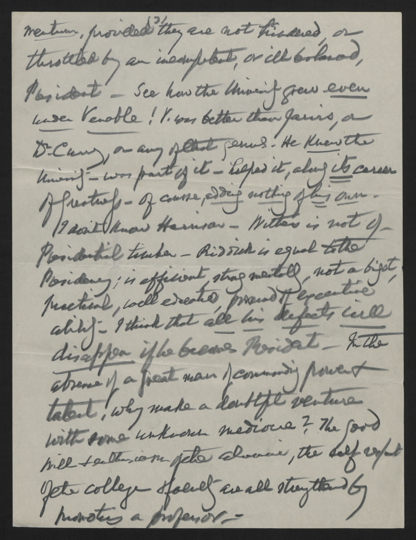 Letter from Winston to Craig, circa 1916, page 3