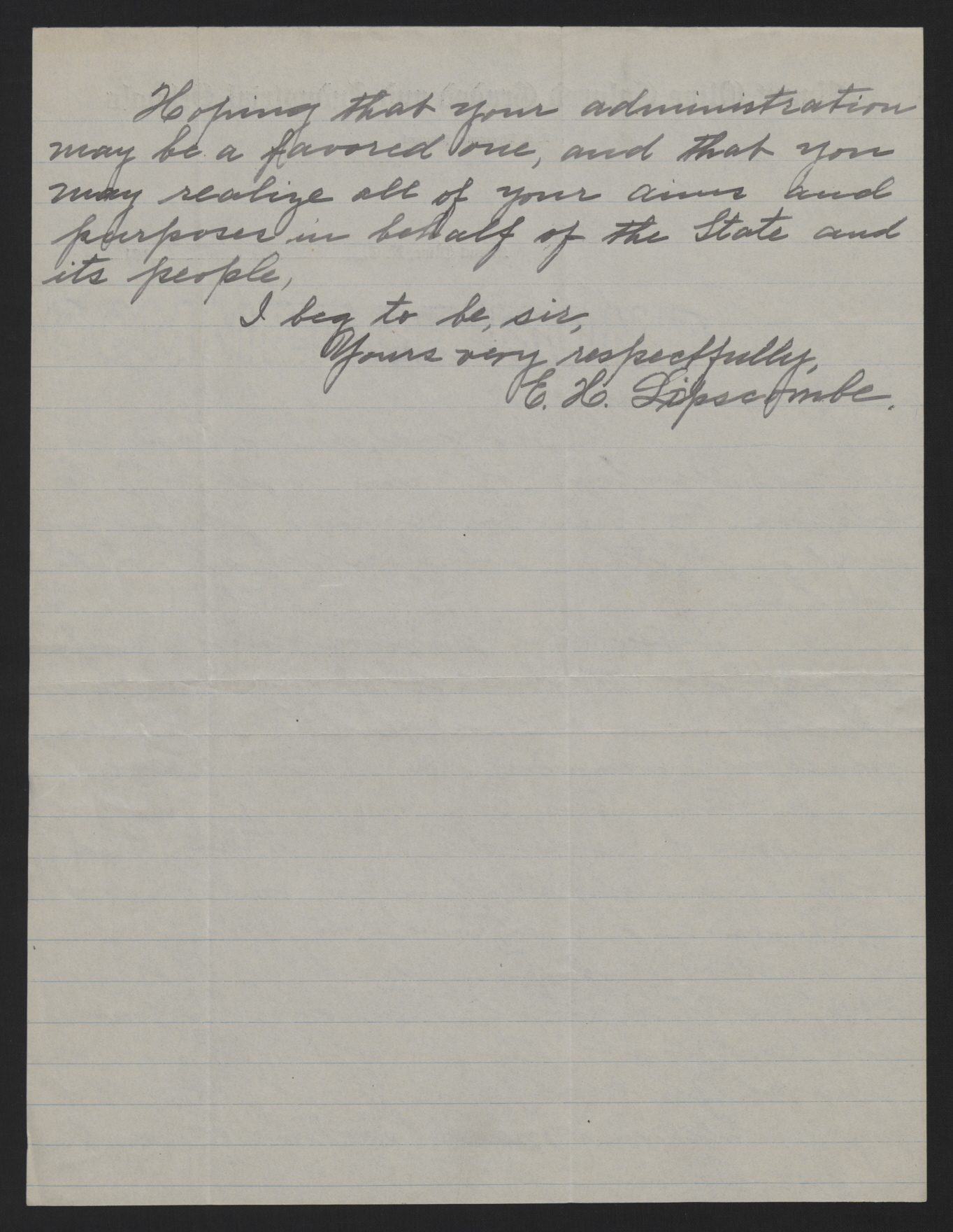 Letter from Lipscombe to Craig, December 24, 1912, page 2