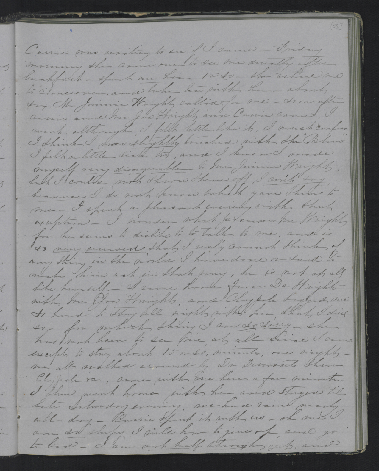 Diary Entry from Margaret Eliza Cotten, 21 December 1853, Page 2