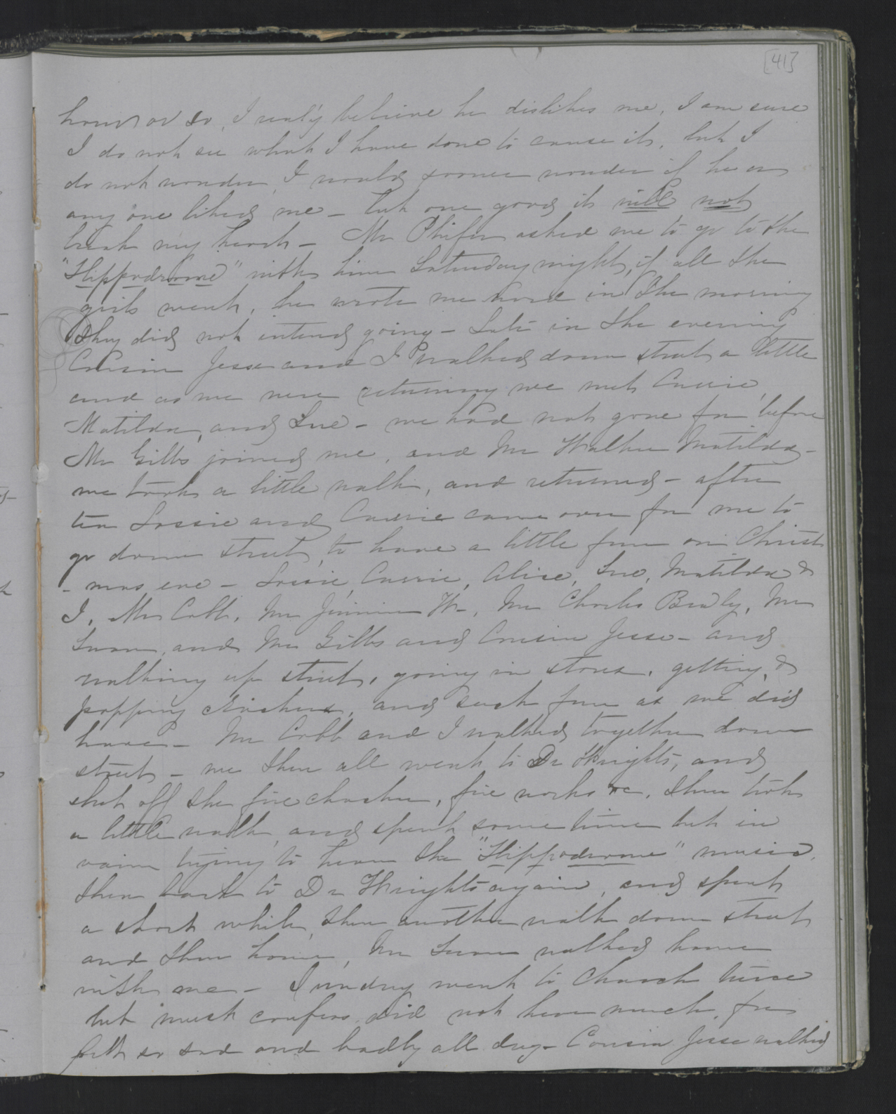 Diary Entry from Margaret Eliza Cotten, 27 December 1853, Page 2