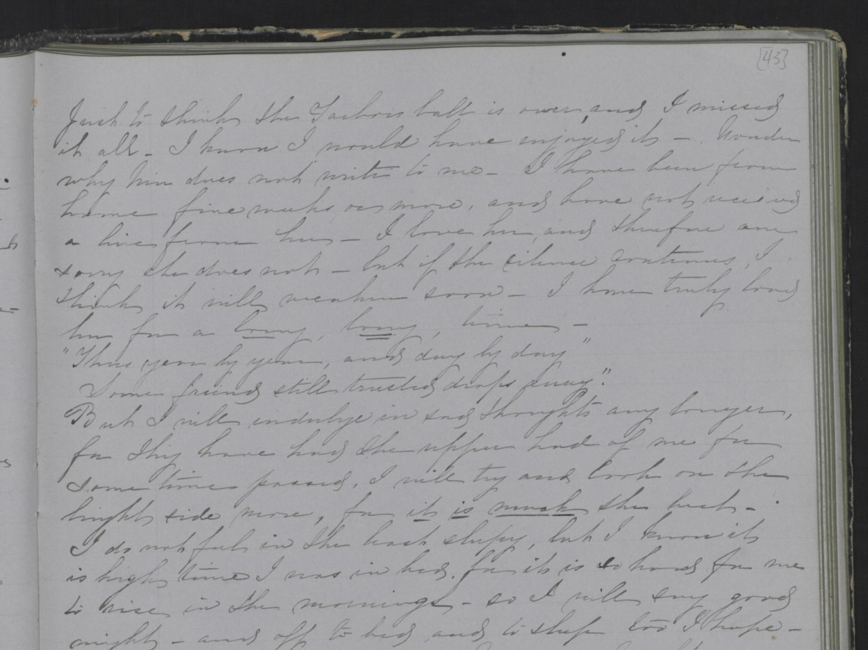 Diary Entry from Margaret Eliza Cotten, 27 December 1853, Page 4