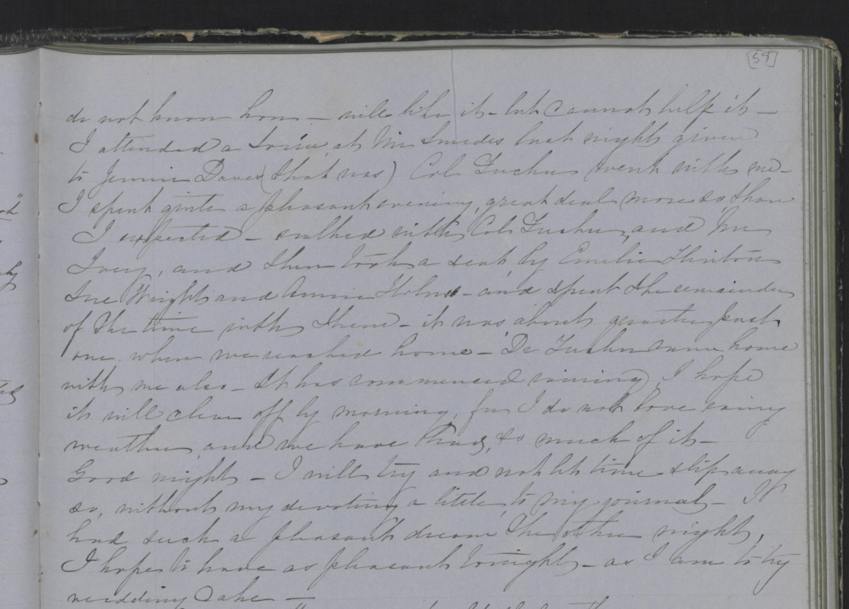 Diary Entry from Margaret Eliza Cotten, 7 February 1854, Page 4