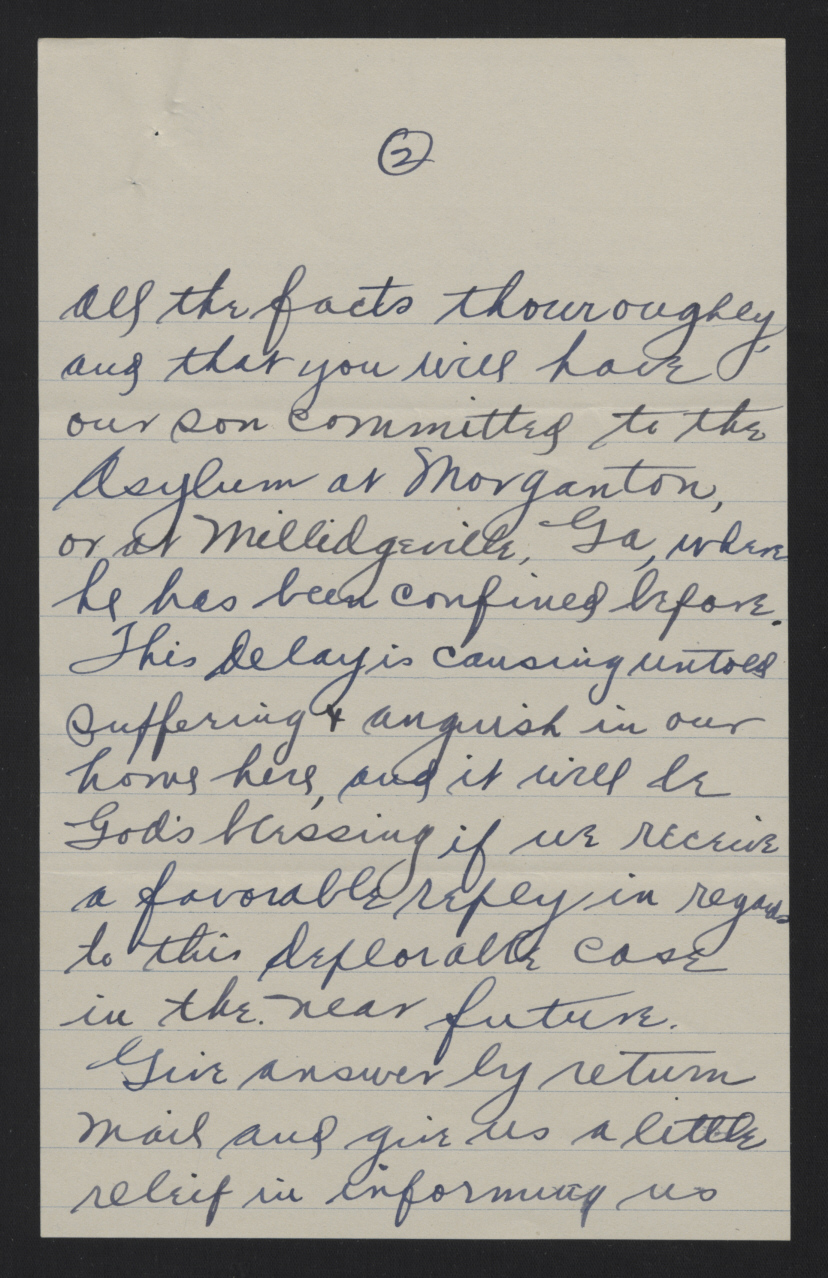 Letter from Hoskovitz to Craig, August 15, 1913, page 2