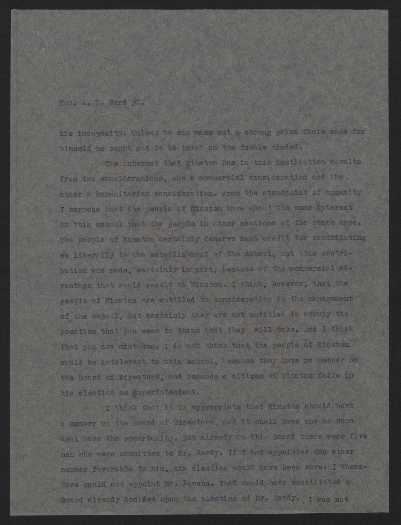 Letter from Craig to Ward, January 31, 1914, page 2