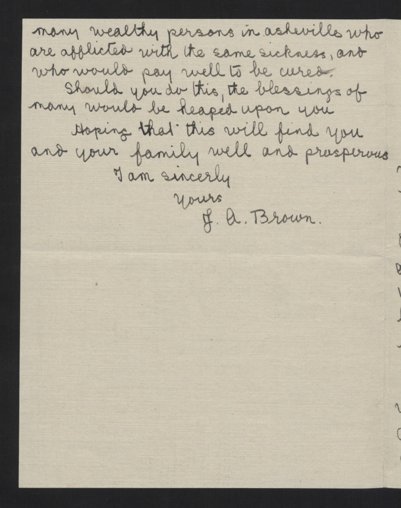 Letter from Brown to Craig, April 14, 1913, page 2