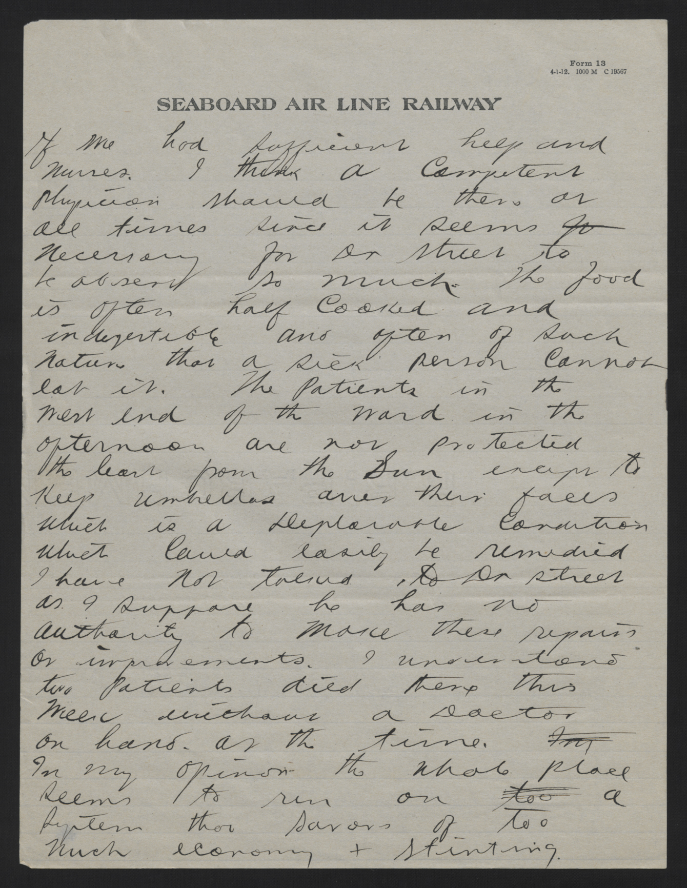 Letter from Carter to Craig, June 17, 1913, page 2