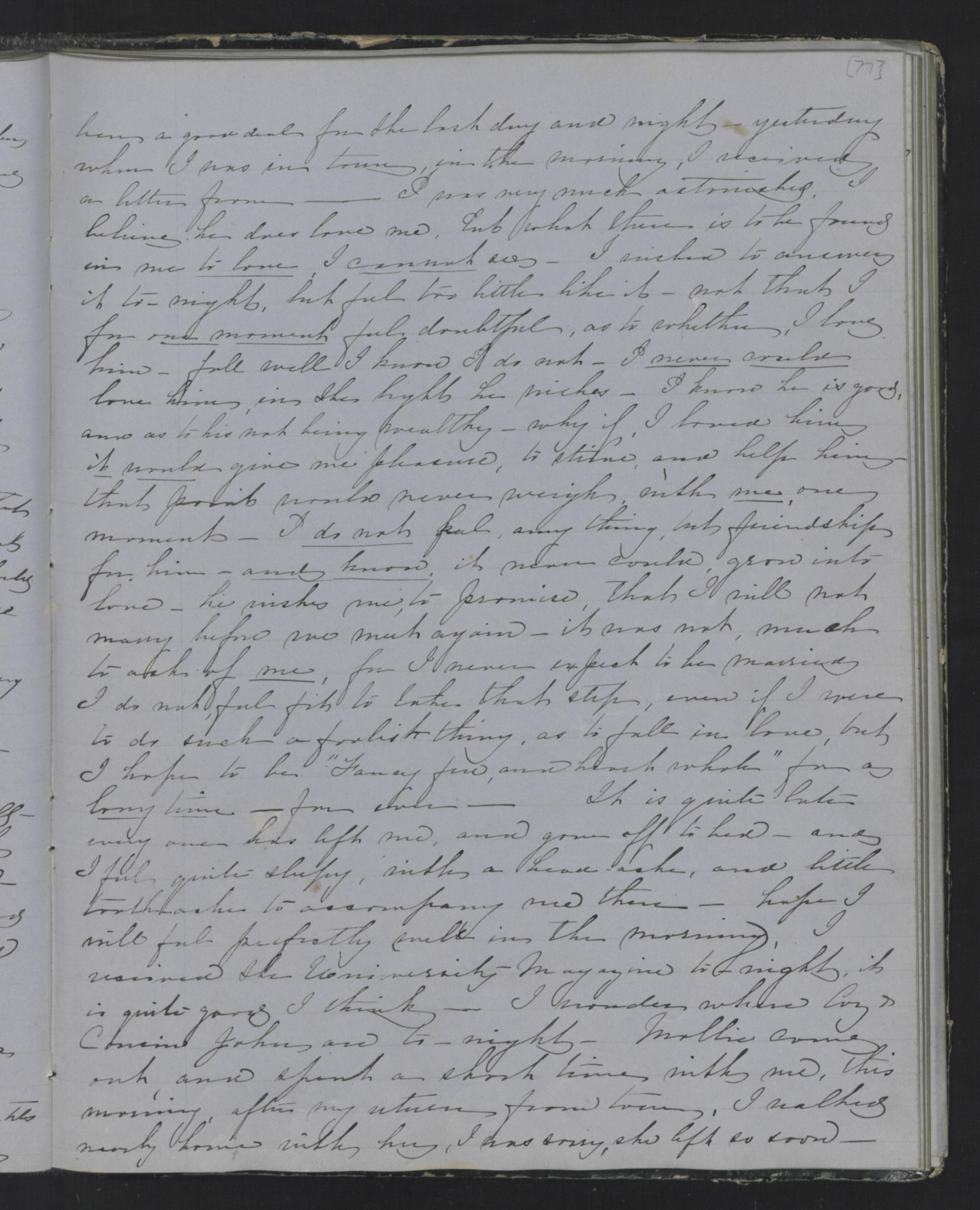 Diary Entry from Margaret Eliza Cotten, 5 April 1854, Page 3