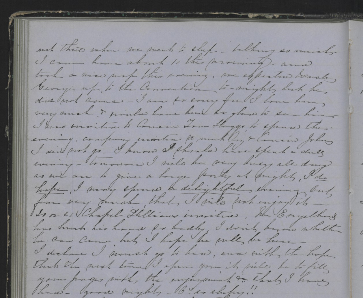Diary Entry from Margaret Eliza Cotten, 9 May 1854, Page 3