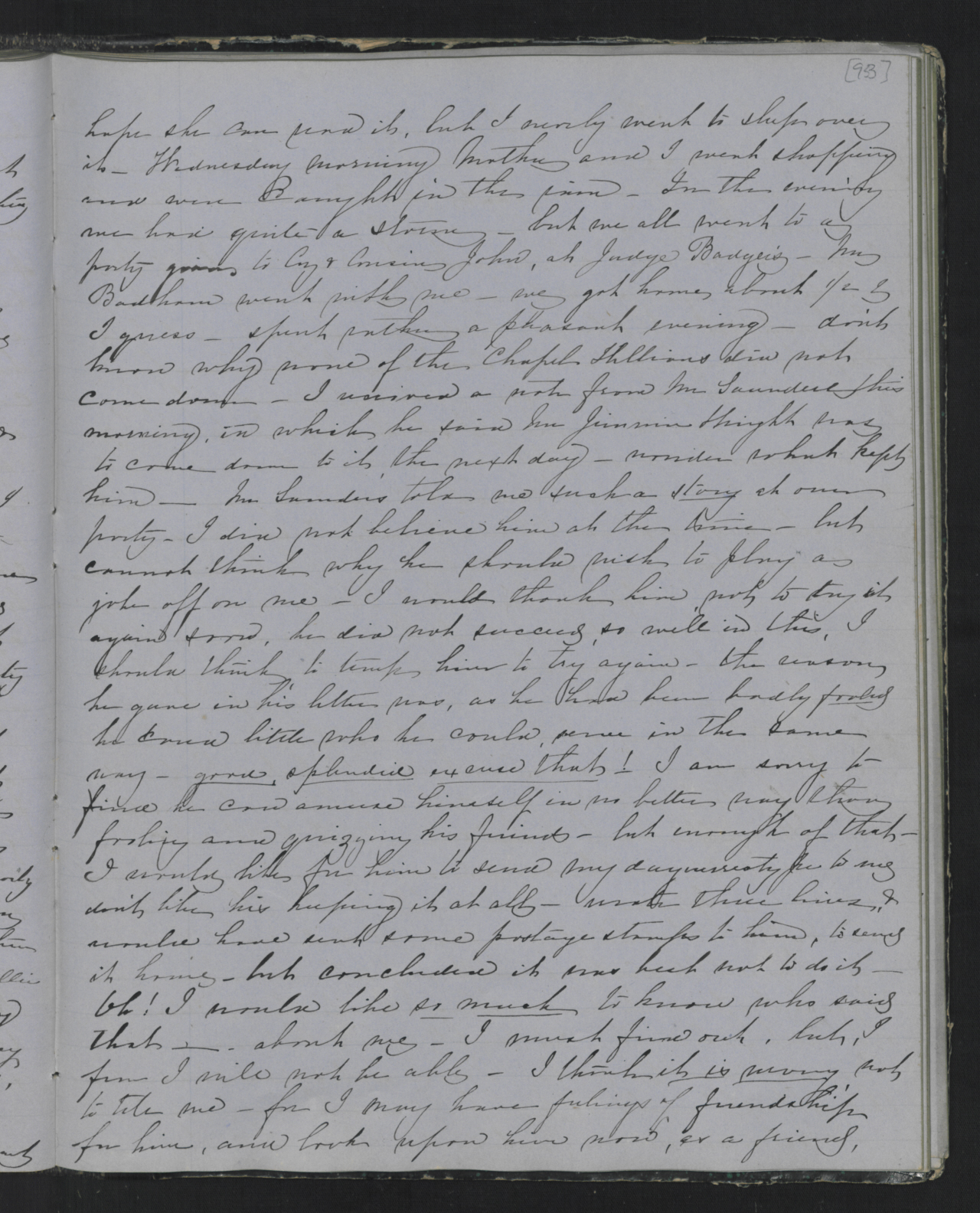 Diary Entry from Margaret Eliza Cotten, 18 May 1854, Page 2