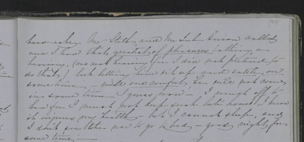 Diary Entry from Margaret Eliza Cotten, 28 May 1854, Page 2