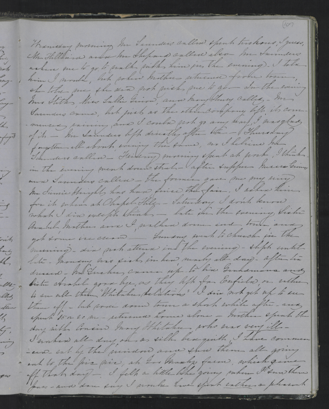 Diary Entry from Margaret Eliza Cotten, 18 June 1854, Page 2